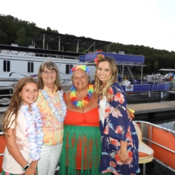 Group of Women at Luau Potluck